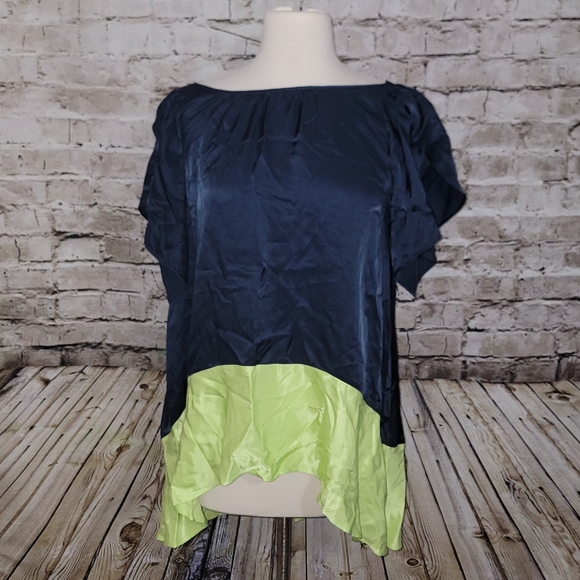 Anthropologie Maeve Colorblocked Tunic Blouse Size XS - Picture 3 of 10